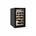 Candy CWC021ELSPK/N 21 Bottle Wine Cooler, Glass Door, Wooden Shelves